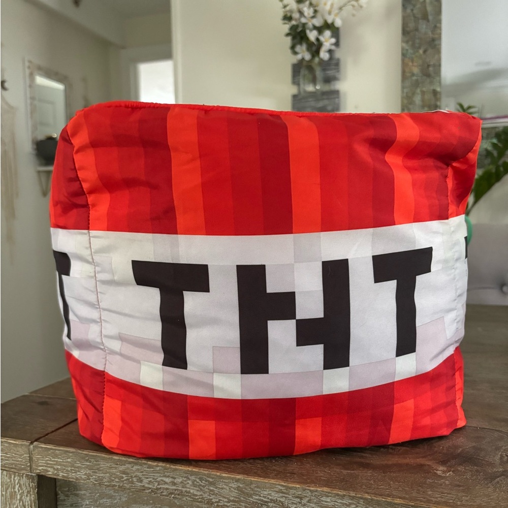 Minecraft TNT bean bag